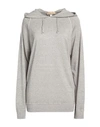 Shop 120% Lino Woman Sweater Light Grey Size Xs Linen, Cashmere