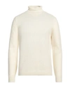 Avignon Man Turtleneck Ivory Size Xxl Wool, Polyamide In White
