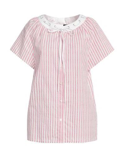 Love Moschino Woman Shirt Pink Size 4 Cotton, Polyamide
