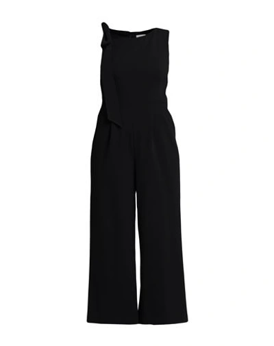 Calvin Klein Woman Jumpsuit Black Size 10 Polyester, Elastane