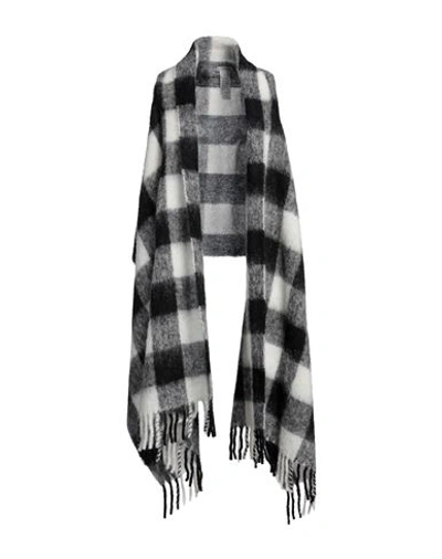 Woolrich Woman Cardigan Black Size Onesize Alpaca Wool, Mohair Wool, Virgin Wool, Polyamide