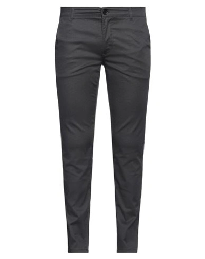 Armani Exchange Man Pants Charcoal Size 28 Cotton, Elastane In Grey