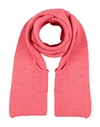 DIANA GALLESI DIANA GALLESI WOMAN SCARF CORAL SIZE - ACRYLIC, WOOL, VISCOSE, ALPACA WOOL