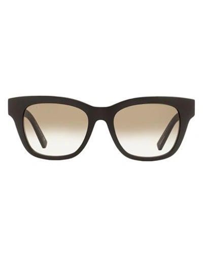 Tod's Rectangular To0200 Sunglasses Woman Sunglasses Brown Size 53 Acetate, Metal