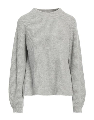 Bellwood Woman Sweater Light Grey Size L Polyamide, Viscose, Wool, Cashmere