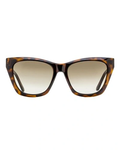 Jimmy Choo Cat Eye Rikki/g/s Sunglasses Woman Sunglasses Brown Size 55 Plastic