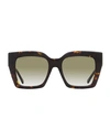 JIMMY CHOO JIMMY CHOO JIMMY CHOO CRYSTAL ELENI /G SUNGLASSES WOMAN SUNGLASSES BROWN SIZE 53 ACETATE