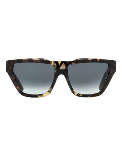Victoria Beckham Modified Rectangle Vb145s Sunglasses Woman Sunglasses Grey Size 55