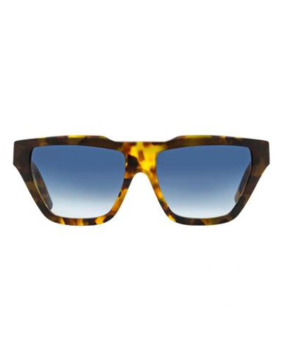 Victoria Beckham Modified Rectangle Vb145s Sunglasses Woman Sunglasses Brown Size 5