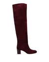 Chie Mihara Knee Boots In Red