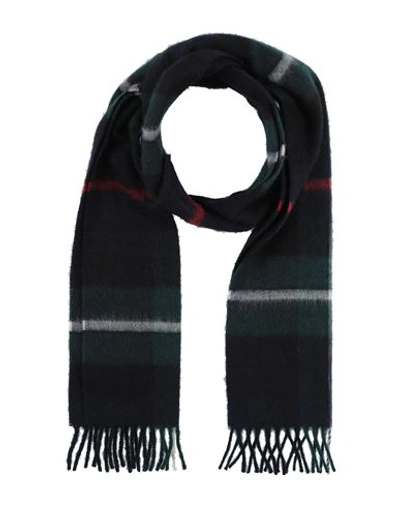 Joshua Ellis Man Scarf Dark Green Size - Cashmere