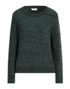 Diana Gallesi Woman Sweater Green Size M Polyester