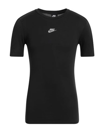 Nike Man T-shirt Black Size Xs Cotton, Polyester