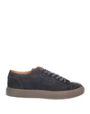 Doucal's Man Sneakers Midnight Blue Size 7 Soft Leather