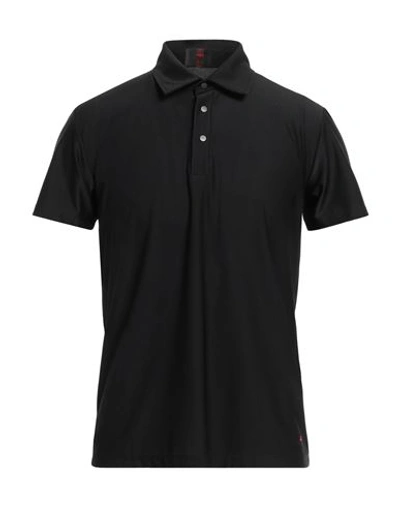 Peuterey Man Polo Shirt Black Size M Polyester