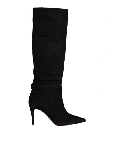Bianca Di Woman Knee Boots Black Size 11 Soft Leather