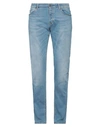 Ice Play Man Jeans Blue Size 27 Cotton, Elastane In Blue