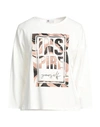 Diana Gallesi Woman T-shirt White Size 10 Cotton, Elastane In White