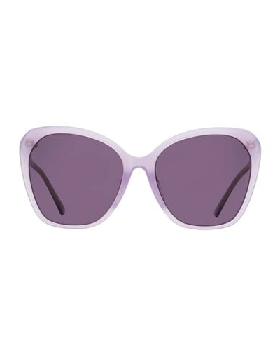Jimmy Choo Butterfly Ele/f/s Sunglasses Woman Sunglasses Purple Size 59 Acetate In Purple