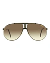 Carrera Pilot Panamerika 65 Sunglasses Sunglasses Black Size 65 Metal, Acetate