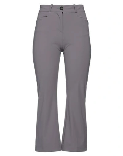 Rrd Woman Pants Light Brown Size 8 Polyamide, Elastane In Purple