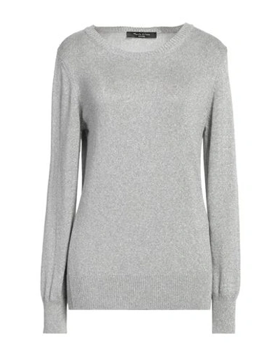 Manila Grace Woman Sweater Silver Size L Viscose, Polyester