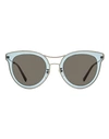 Mcm Flush Lens 139sa Sunglasses Sunglasses Blue Size 65 Metal