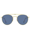Longines Oval Lg0021 Sunglasses Man Sunglasses Gold Size 53 Metal