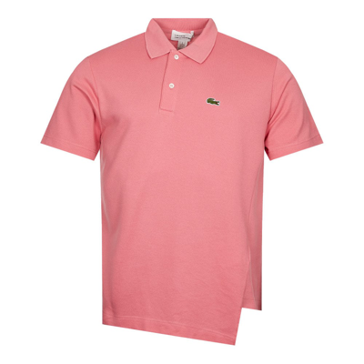 Comme Des Garcons Shirt X Lacoste Basic Polo Shirt In Pink