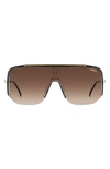 CARRERA EYEWEAR 99MM OVERSIZE SHIELD SUNGLASSES