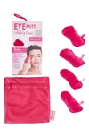 MAKEUP ERASER 4-COUNT EYE MITTS WITH LAUNDRY BAG