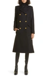 SMYTHE DOUBLE BREASTED WOOL BLEND COAT