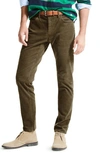 Brooks Brothers Slim Fit Five-pocket Stretch Corduroy Pants In Tarmac