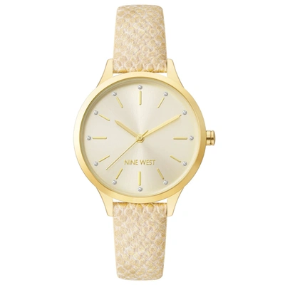 Nine West Women Women's Watch In Gold