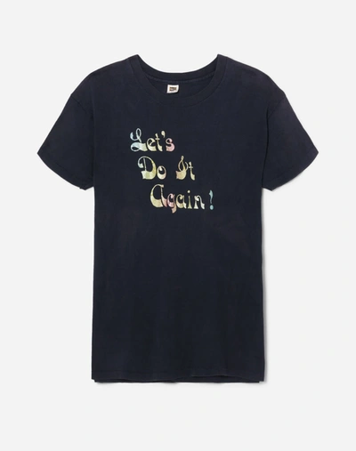 Marketplace 70s Hanes Let's Do It Again Tee In Black