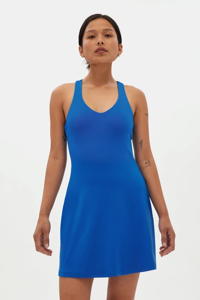 Girlfriend Collective Ultramarine Lola V-neck Dress