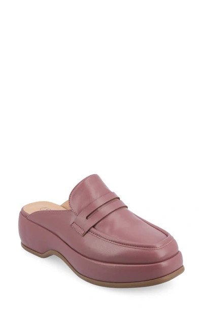 Journee Collection Antonina Womens Square Closed Toe Mules In Pink