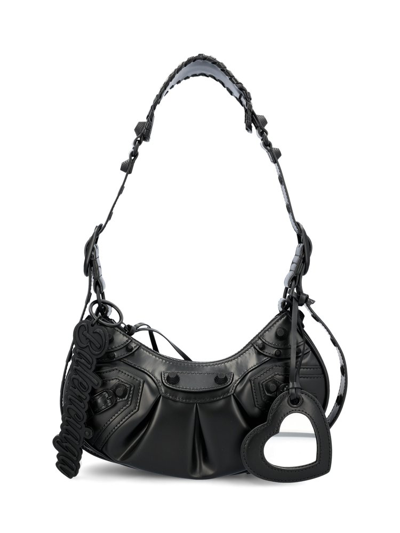 Balenciaga Le Cagole Xs Shoulder Bag In Black