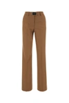 Dolce & Gabbana Camel Wool Pants In Brown