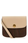 ETRO ETRO WOMAN MULTICOLOR CANVAS AND LEATHER LARGE ESSENTIAL CROSSBODY BAG