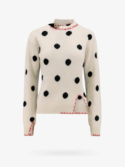 MARNI MARNI WOMAN SWEATER WOMAN BEIGE KNITWEAR