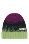 Y/PROJECT Y PROJECT MAN MULTIcolour STRETCH WOOL BLEND BEANIE HAT