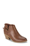 Baretraps Serenity Faux Leather Bootie In Walnut