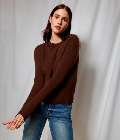 Michael Stars Parker Cashmere Sweater In Java