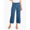 Nic + Zoe All Day Wide Leg Crop Jeans In Blue