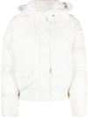 Canada Goose Paradigm Chilliwack Hooded Bomber Jacket In White
