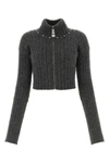 Alessandra Rich Cardigan In Greymelange