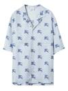 Burberry Ekd Tb-monogram Pyjama Shirt In Navy Ip Pattern