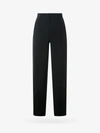 Giorgio Armani Low-rise Wide-leg Trousers In Black