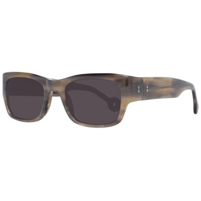 Hally & Son Unisex Sunglasses In Brown
